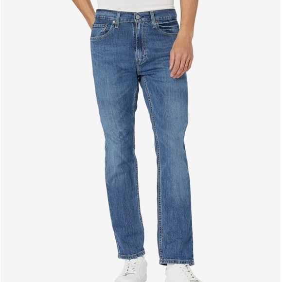 Levi’s Medium Wash 505 Regular Straight Leg Jeans Size 33 x 32 - Picture 1 of 11